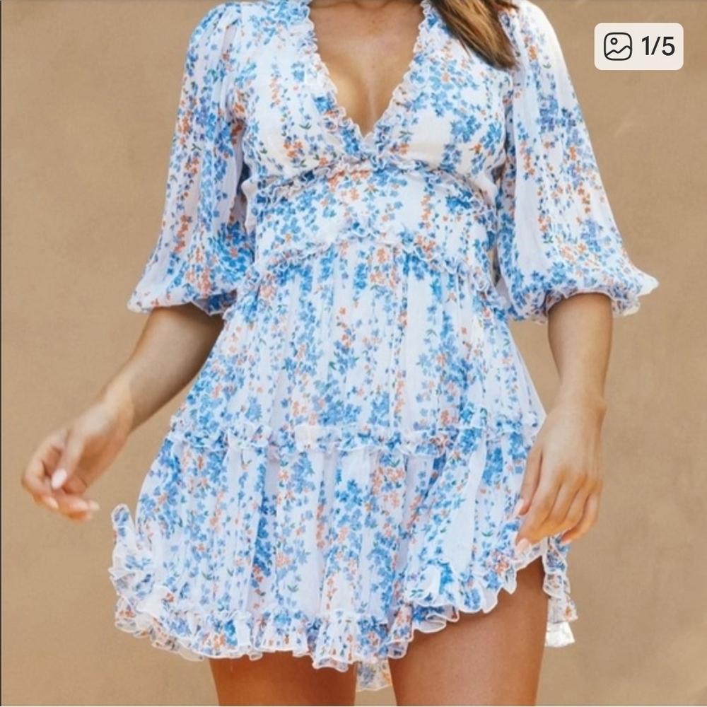 Floral Print Women's Dress